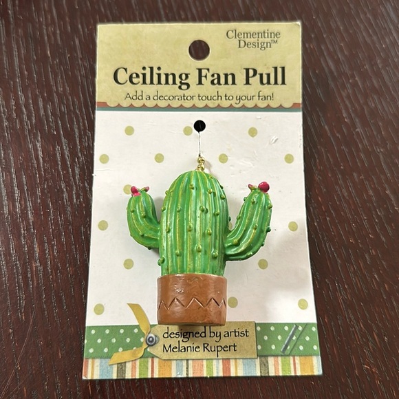 Cactus ceiling fan pull - Picture 1 of 3